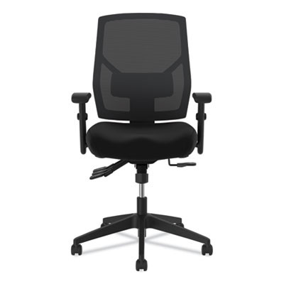 Vl582 High-Back Task Chair, Supports Up To 250 Lb, 19" To 22" Seat Height, Black