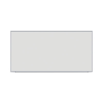 Deluxe Melamine Dry Erase Board, 96" x 48", White Surface, Anodized Aluminum Frame