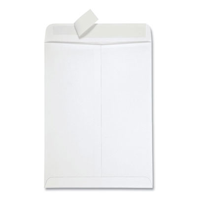 Redi-Strip Catalog Envelope, #10 1/2, Cheese-Blade Flap, Redi-Strip Adhesive Closure, 9 x 12, White, 100/Box