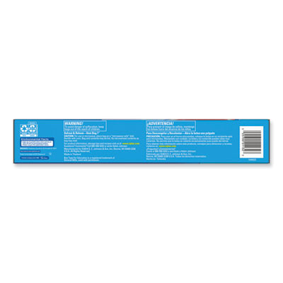 Zipper Freezer Bags, 2 Gal, 13" x 15", Clear, 10/Box