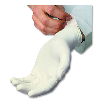 L5201 Series Powder-Free Latex Gloves, Small, 4 Mil Thick, 9" Long, Cream, 100/Box