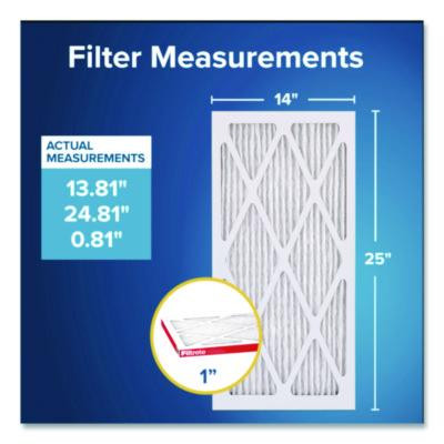 Allergen Defense Air Filter, Merv 11, Mpr 1000, 14 x 25, 4/Carton