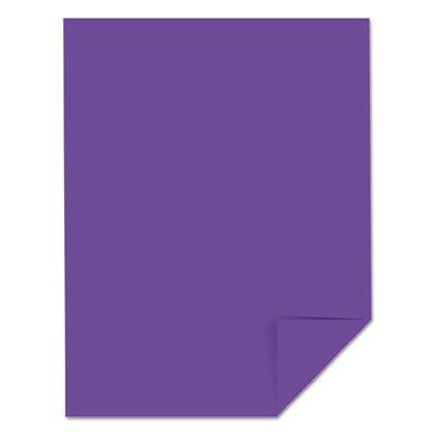 Color Paper, 24 Lb Bond Weight, 8.5 x 11, Gravity Grape, 500/Ream