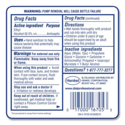 Antibacterial Gel Hand Sanitizer Refill For Fit Manual Dispenser, 1.2 L, Fragrance-Free, 3/Carton