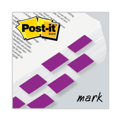 Standard Page Flags In Dispenser, Purple, 50 Flags/Dispenser, 2 Dispensers/Pack