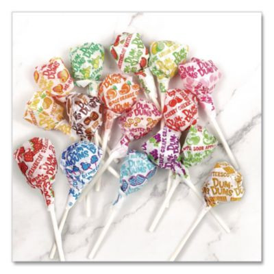 Dum-Dum-Pops, Assorted, Individually Wrapped, 33.9 Oz, 200/Pack