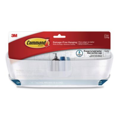 Bath Shower Caddy, 11.45 x 4.8 x 4, Clear