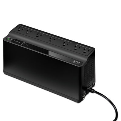 Back-Ups 600 Va Battery Backup System, 7 Outlets, 120 Va, 490 J