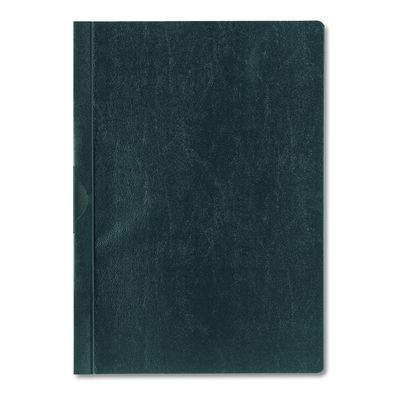 Duraclip Report Cover, Clip Fastener, 8.5 x 11, Holds 60 Sheets, Clear/Black, 25/Box