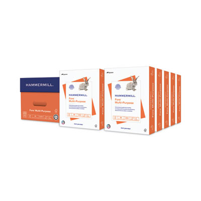 Fore Multipurpose Print Paper, 96 Bright, 20 Lb Bond Weight, 8.5 x 11, White, 500 Sheets/Ream, 10 Reams/Carton