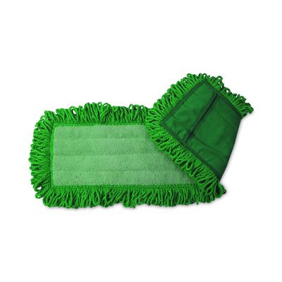 Microfiber Dust Mop Pad, 60 x 5, Green