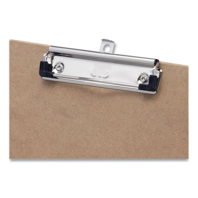Recycled Hardboard Clipboard, 1" Clip Capacity, Holds 8.5 x 11 Sheets, Brown, 3/Pack