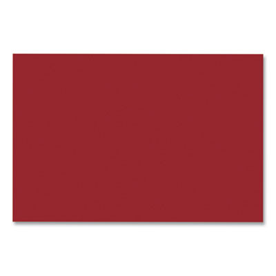 Sunworks Construction Paper, 50 Lb Text Weight, 12 x 18, Holiday Red, 50/Pack