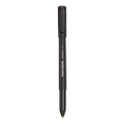 Write Bros. Ballpoint Pen Value Pack, Stick, Medium 1 Mm, Black Ink, Black Barrel, 60/Pack