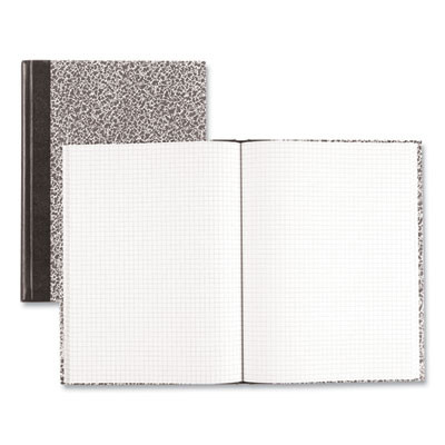 Lab Notebook, Quadrille Rule (5 Sq/In), Green Marble Cover, (96) 10.13 x 7.88 Sheets