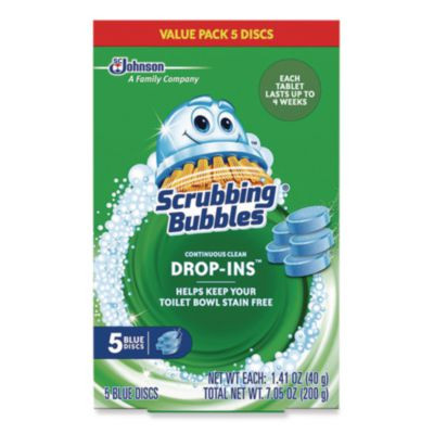Drop-Ins Toilet Cleaning Tablets, 1.41 Oz Tablets, 5/Pack