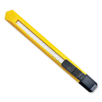 Quick Point Utility Knife, 9 Mm Blade, Yellow/Black