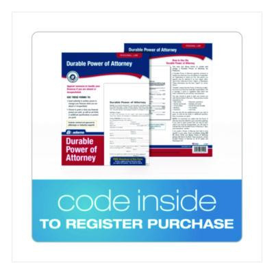 Durable Power Of Attorney Digital Download With Instructions, 8.5 x 11, Unlimited Number Of Forms