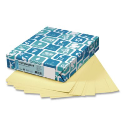Cover Stock, 67 Lb Bristol Weight, 8.5 x 11, Canary Yellow, 250/Pack
