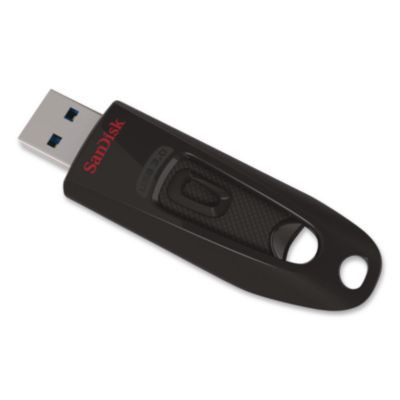 Ultra Usb 3.0 Type A Flash Drive, 32 Gb, Black
