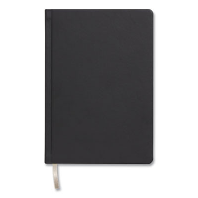 Hardcover Business Journal, 1-Subject, Narrow Rule, Black Cover, (96) 8 x 5.5 Sheets