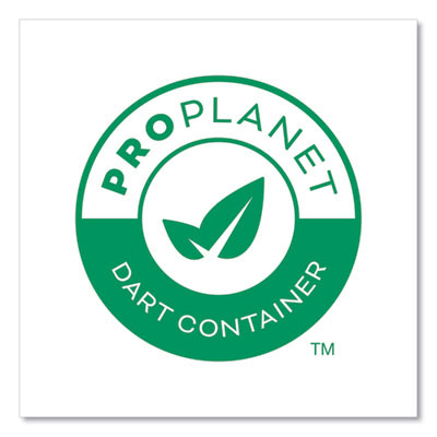 Compostable Paper Hot Cups, Proplanet Seal, 20 Oz, White/Green, 600/Carton