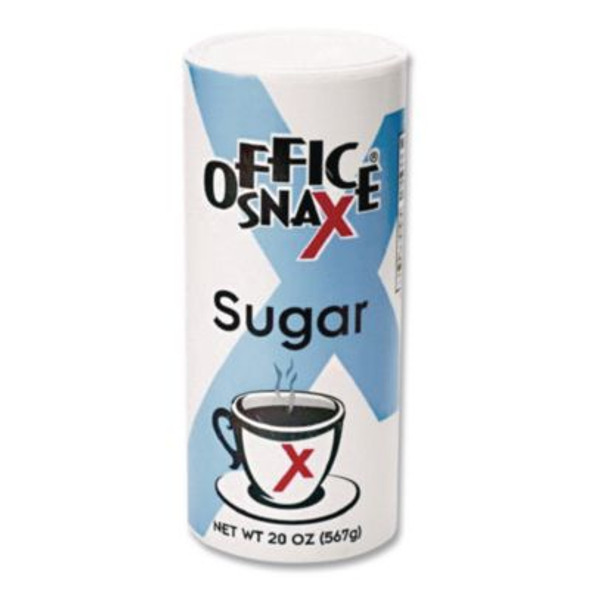 Sugar Canister, 20 Oz Reclosable Canister, 24/Carton