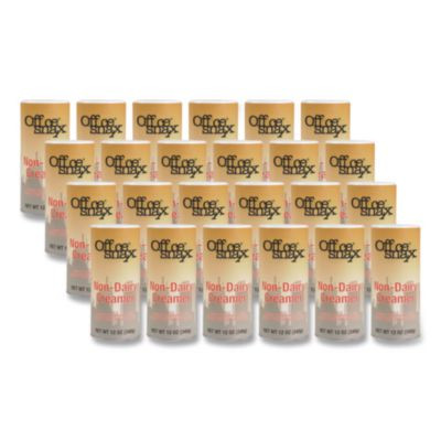 Powdered Non-Dairy Creamer, Regular, 12 Oz Canister, 24/Carton