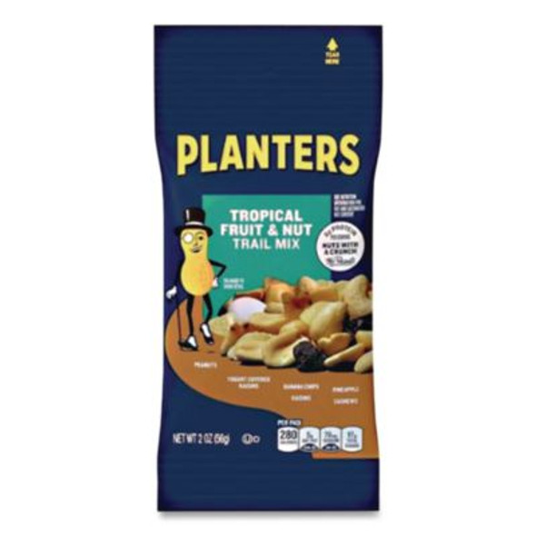 Trail Mix, Tropical Fruit And Nut, 2 Oz Bag, 72/Carton