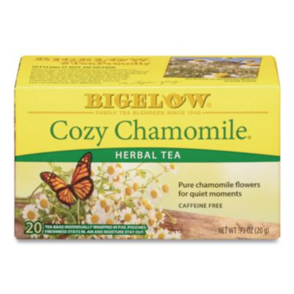 Single Flavor Tea, Cozy Chamomile, 28 Bags/Box