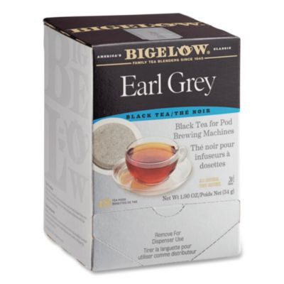 Earl Grey Black Tea Pods, 1.90 Oz, 18/Box