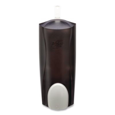 1 Liter Manual Liquid Dispenser, 1 L, 5.1 x 4 x 12.3, Translucent Smoke, 6/Carton