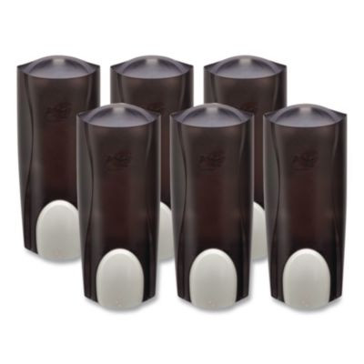 1 Liter Manual Liquid Dispenser, 1 L, 5.1 x 4 x 12.3, Translucent Smoke, 6/Carton
