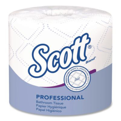 Essential Standard Roll Bathroom Tissue For Business, Septic Safe, 2-Ply, White, 550 Sheets/Roll, 80 Rolls/Carton