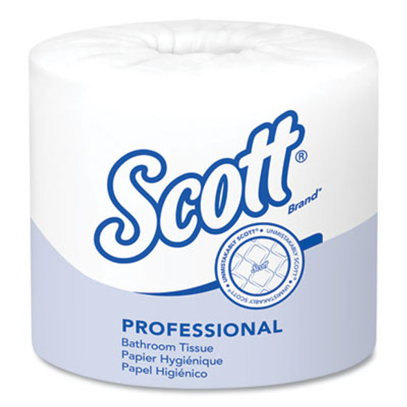 Essential Standard Roll Bathroom Tissue For Business, Septic Safe, 1-Ply, White, 1,210 Sheets/Roll, 80 Rolls/Carton