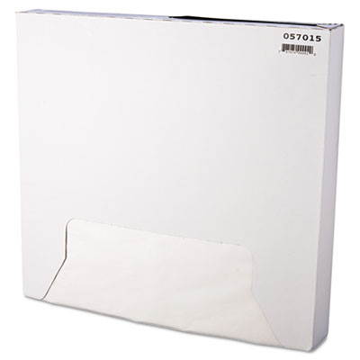 Grease-Resistant Paper Wraps And Liners, 15 x 16, White, 1,000/Box,  3 Boxes/Carton