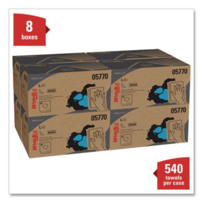 L40 Towels, Pro Towels, 12 x 23, White, 45/Box, 12 Boxes/Carton