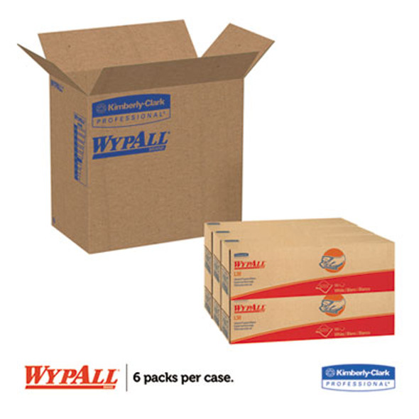 L30 Towels, Pop-Up Box, 9.8 x 16.4, White, 120/Box, 6 Boxes/Carton