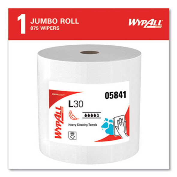 L30 Towels, 12.4 x 12.2, White, 875/Roll