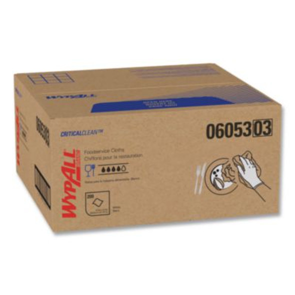 X50 Foodservice Towels, 1/4 Fold, 23.5 x 12.5, White, 200/Carton