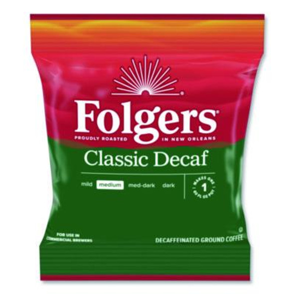 Classic Decaf Ground Coffee Fraction Pack, Classic Roast Decaf, 1.5 Oz, 42/Carton