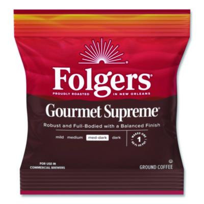Gourmet Supreme Ground Coffee, Fraction Pack, 1.75 Oz, 42/Carton