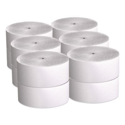 Essential Coreless Jrt, Septic Safe, 1-Ply, 3.75" x 2,300 Ft, White, 12 Rolls/Carton