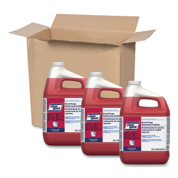 Broad Range Quaternary Sanitizer, Sweet Scent, 1 Gal Bottle, 3/Carton