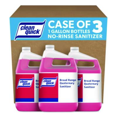 Broad Range Quaternary Sanitizer, Sweet Scent, 1 Gal Bottle, 3/Carton