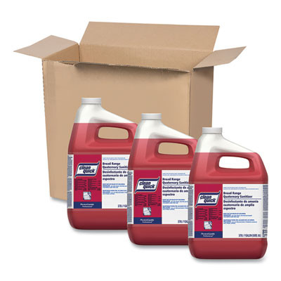 Broad Range Quaternary Sanitizer, Sweet Scent, 1 Gal Bottle, 3/Carton