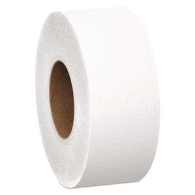 Essential Jrt Extra Long Bathroom Tissue, Septic Safe, 2-Ply, 3.55" x 2,000 Ft, White, 6 Rolls/Carton