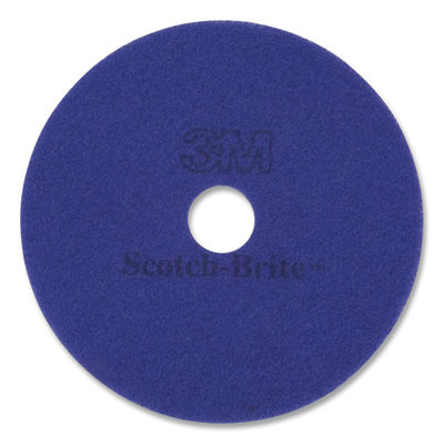 Diamond Floor Pads, 20" Diameter, Purple, 5/Carton