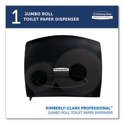 Jrt Jr. Escort Jumbo Bathroom Tissue Dispenser, 13.33 x 5.75 x 16, Smoke