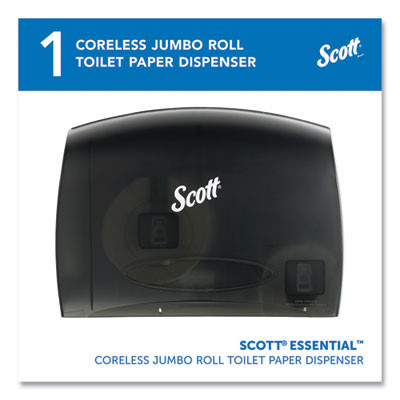Essential Coreless Jumbo Roll Tissue Dispenser For Business, 14.25 x 6 x 9.75, Black
